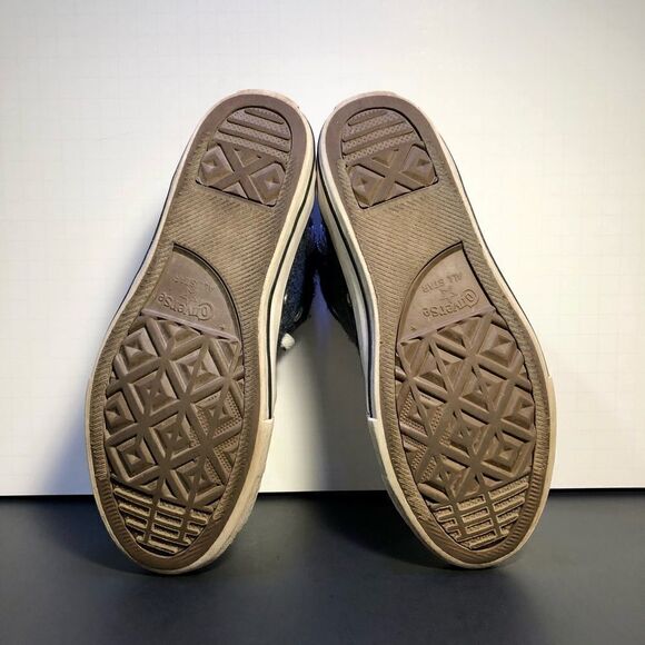 Kids CONVERSE All Star Multicolor Plaid Low Top Shoes / Size 3 - Picture 8 of 9